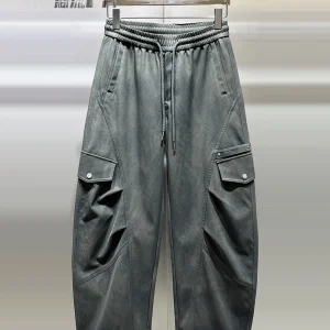 Loose Comfortable Men's Casual Pants Autumn Trendy Brand Multi-ket Daily Versatile Wide Leg Pants Knife  Pants - AliExpress Pants