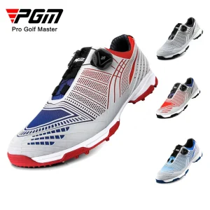 PGM Golf Shoes Men's Waterproof Breathable Golf Shoes Male Rotating Shoelaces Sports Sneakers Non-slip Trainers  XZ070 - AliExpress Sneakers