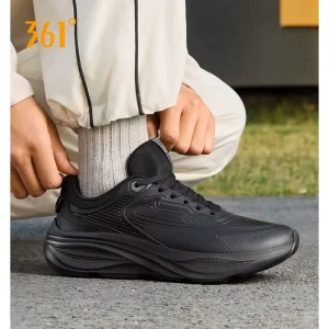 361 Degrees Men Running Shoe Leather All-Weather Protection Shock Absorption Casual Versatile Stable Male Sneaker 672532228 - AliExpress Sneakers