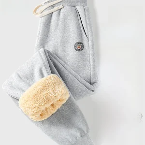 Men's Winter Thiened Fce Lined Cuffed Casual Sports Sweatpants Youth ular Loose Fit mid Waist Long Pants - AliExpress Pants