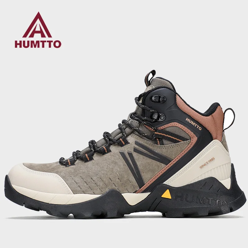 HUMTTO cowhide Hiking shoes Men waterproof hunting Boots Tactical Desert Combat Ankle trekking Boot women walking ankle Sneakers - AliExpress Sneakers