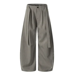 GXFortune Casual Pants Low Waist Wide Leg Knife Shape Folded Polyester Fiber Men's Fashion Autumn Winter Color - AliExpress Pants