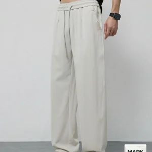 Mark Fairwe Ice Silk Men's Casual Pants Summer Thin Wide Leg Loose Drape Qui Dry Sport Long Trousers Comfortable Breathable - AliExpress Pants