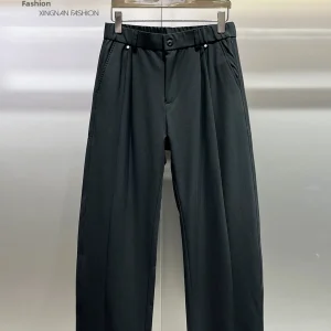 Bla Wide Leg Casual Pants Men's Spring Summer Trendy Brand Commute Loose Straight Tube Long Busin Daily West Pants - AliExpress Pants