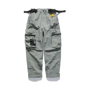 Japanese Outdoor Multi Pocket Functional Pants Men's Cityboy Loose Retro Casual Work Pants - AliExpress Pants