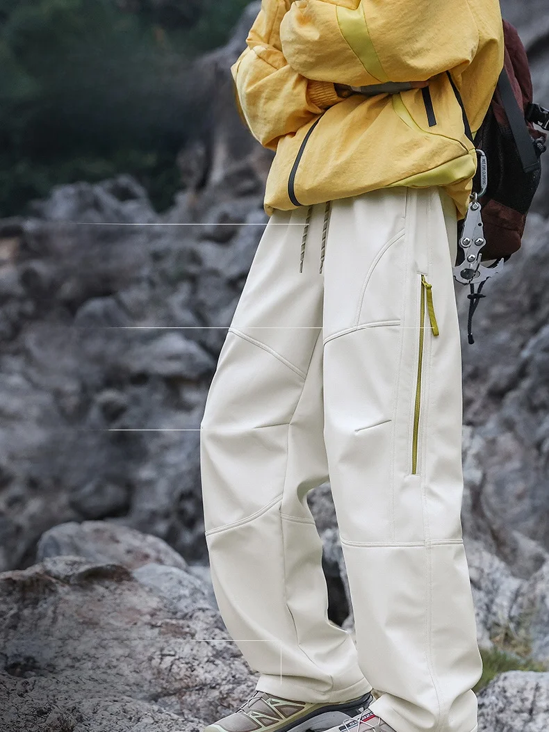 Thiened down Ski Pants for Men Outdoor Warmth Trousers Straight Leg Winter Windproof Long Trousers Youth Casual Color - AliExpress Pants