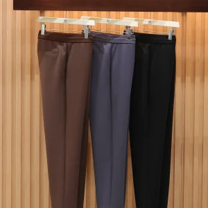 Skin-friendly Modal Blend Cotton Straight Leg Casual Pants for Men Breathable Elastic Comfortable Doctor.Huang's Brand - AliExpress Pants