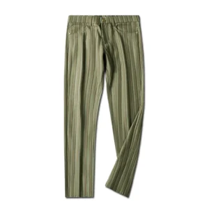 High-quality vertical striped casual business pants for men, summer thin men's slimming, small feet, anti-wrinkle men's pants, c - AliExpress Pants