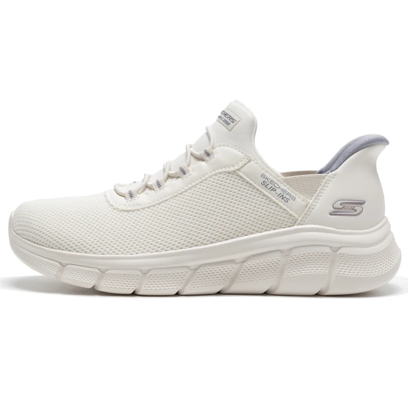 Skechers Women's Sneakers Slip-On Shoes for Mothers, Low-Top, Cushioned, Comfortable, Wear-Resistant, Lightweight, Breathable Casual Shoes 117502-Ofwt - AliExpress Sneakers