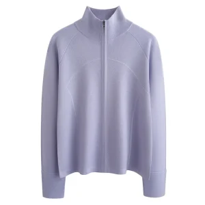 Lu Home 00% Fine Spun Wool Zipper Long Sve Stand Collar Sports Outerwear Breathable Warm Top Fitn Outdoor Women's Knit... - AliExpress Sweaters&Jumpers