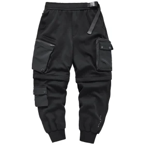 VIP Heavyweight Men's Cargo Pants Multi-ket Workwear Casual Detachable Two-Section Loose Fit Sports Sweatpants - AliExpress Pants