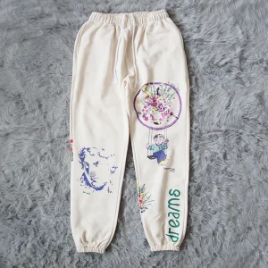 Sinton Youthful Hand-Dn fiti Design Casual Sports Long Pants Straight Leg Sle Trendy Autumn Collection - AliExpress Pants