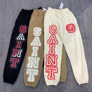 American Casual Cotton Pants Letter Print Loose Fit mid Waist Faion Urban Sle Summer Youthwear Elastic Waisand - AliExpress Pants