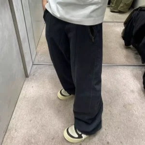 Cleanfit Heavyweight Pure Cotton Straight Leg Loose Casual Sport Sweatpants Waed Sle Small Logo Print AC Theme Men's Trou... - AliExpress Pants