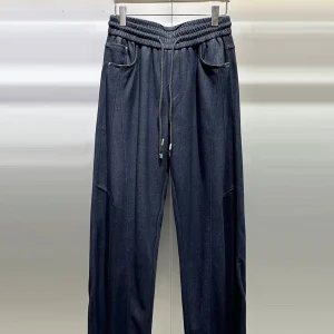 Men's Wide Leg Casual Pants Elastic Waist Straight Tube Long Comfortable Loose Fit Autumn Winter Faion Trend Polyester Cott... - AliExpress Pants