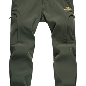 Men's Waterproof Hiking Pants Outdoor Fleece Lined Snow Ski Pants Winter Softshell Snowboard Pants - AliExpress Pants