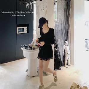 VIMAS Sli ort Rer Good Proportion Big Fem Lead Sle Slimming Women's Faion mid Waist Polyester Summer orts - AliExpress Jumpsuits&Rompers