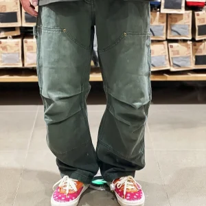 Okayama Vintage Heavyweight Weathered Loggers Pants Straight Leg Clean Fit Youthful Casual Trousers for Autumn Thickened - AliExpress Pants
