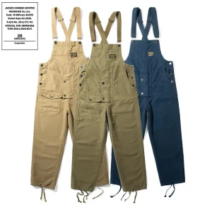 Moleskin Workwear Overalls Couples Matching Utili Pants High Waist Zipper Closure Long Straight Leg Trousers for Youth - AliExpress Pants