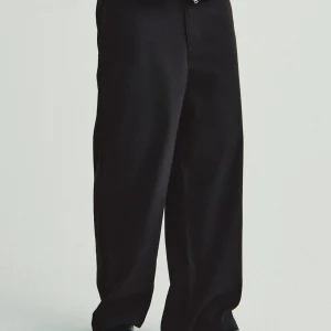 H&M Men's Spring Loose Wide Leg Pants Diagonal Pattern Casual Trousers Polyester Fiber Lycra Fiber Daily Wear 38453 - AliExpress Pants