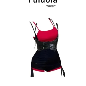 Fuluola2025 Sexy Tight Fitting  Suit High Waist ort Pants Street Sle Straight Leg Low Waist Spring Collection - AliExpress Jumpsuits&Rompers