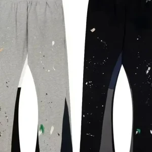 American High Street Ink Contrast Letter Print Long Cotton Trousers Youth Faion Autumn Collection Menswear - AliExpress Pants