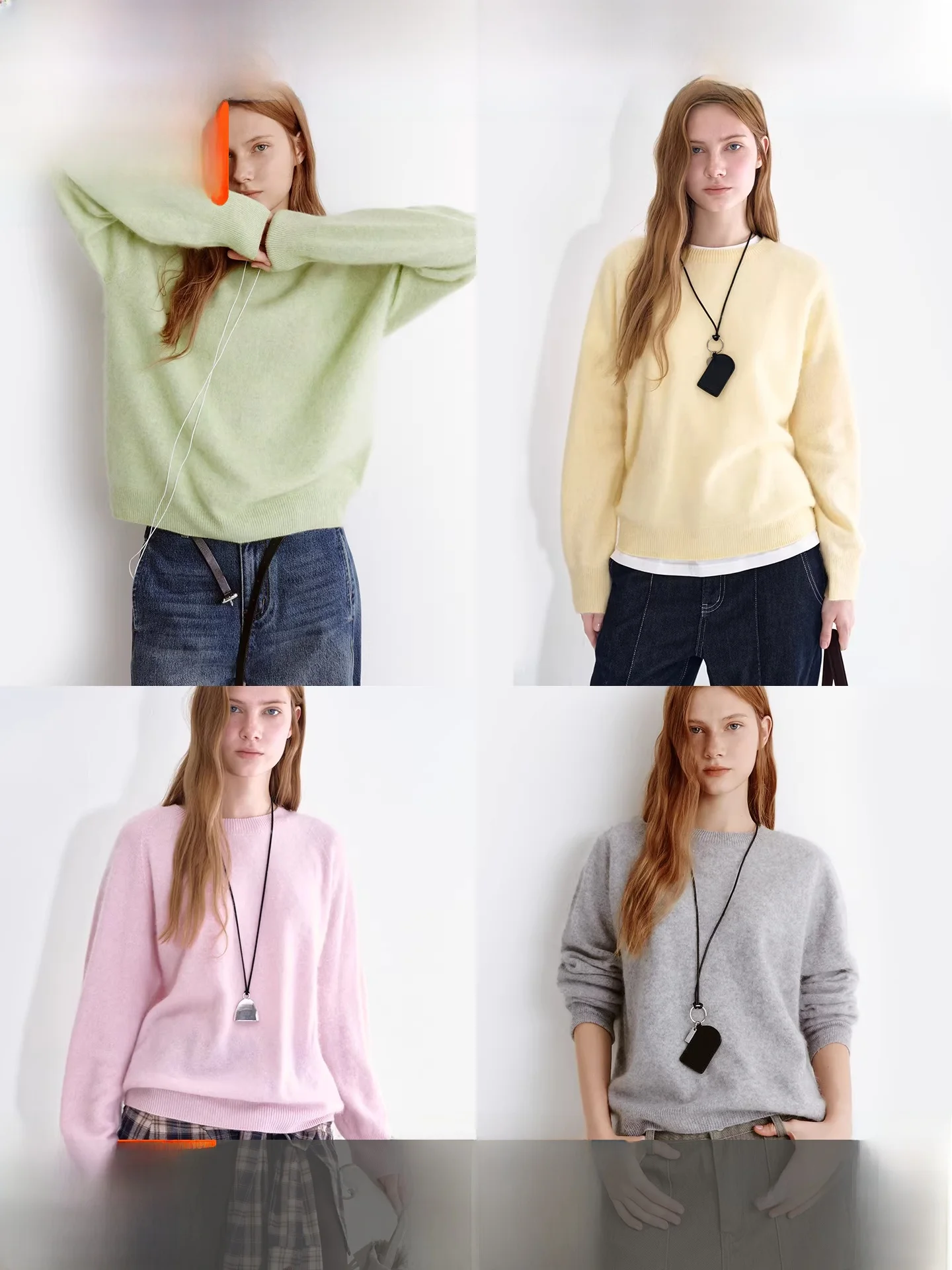 Fano Women's Knitted Sweater Soft aggy Crt Wool Camere Blend Winter Top round Ne Long Sve Regular Fit Pure Color - AliExpress Sweaters&Jumpers