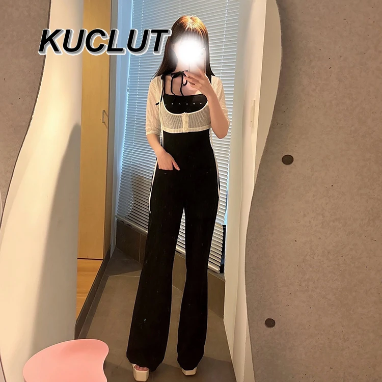 Japanese Style Casual Trousers Spring Autumn Lace-Up Off-Shoulder Irregular Knitted Sleeveless Jumpsuit Fashion Long Pants - AliExpress Jumpsuits&Rompers