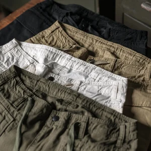 Non Sto Men's Casual mid Waist Workwear orts id Anti-Scratch Cloth Multi-ket Leisure Cotton Pants Summer Faion - AliExpress Pants