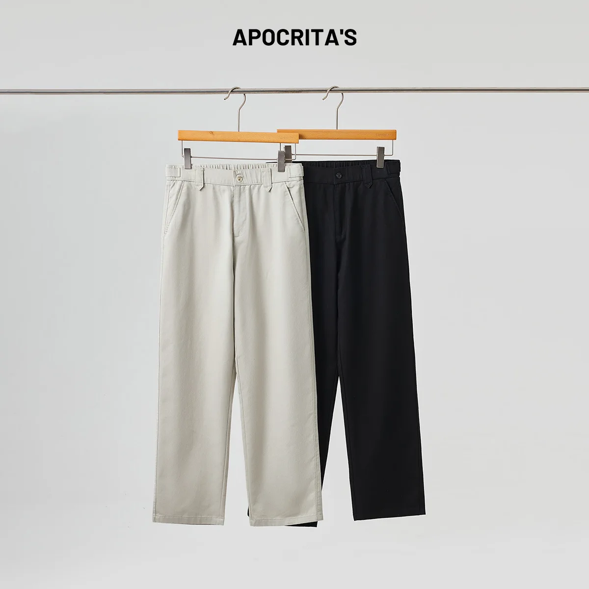 Busin Casual Men's Loose Straight Leg High Waist Pants Spring Faion Urban Ryle Long Trousers Versatile Loose Fit - AliExpress Pants