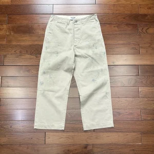 BOWWOW M41 washed distressed ink-splashed loose workwear casual pants - AliExpress Pants