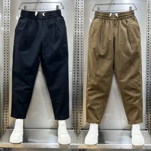 Men's Cotton Linen Casual Pants Straight Leg Harlan Pants Trendy Nine Points Summer 2023 mid Waist Hip Hop Sle Harlan Pants - AliExpress Pants