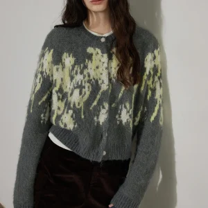 Lofi Choose Women's Knitted Patchwork Color Blo Sweater Coat Winter New Sle Versatile Loose Fit Cardigan Retro Sle Long... - AliExpress Sweaters&Jumpers