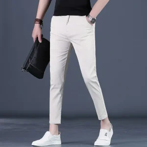 Summer Men's Casual Loose Fit 9-Piece Pants Trendy H-Flow Thin Versatile New Sle Youthful Vitali Sle Daily Wear - AliExpress Pants