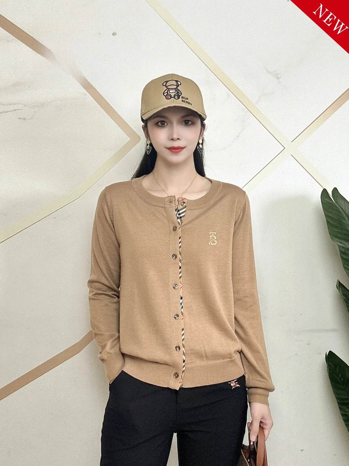 Women's Casual round Ne Woolen Knitted Sweater Cardigan Long Sve Striped Outerwear Soft Comfortable Faionable Autumn W... - AliExpress Sweaters&Jumpers