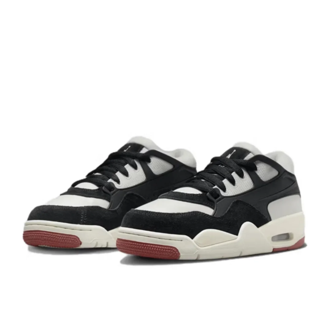 Nike's New Visualized Air-Cushioned Shock-Absorbing Aj4 Rm Basketball Shoes with Strong Grip, Lightweight Comfort, Multi-Color Stitching, and Trendy Mid-Top Design Fq7938-100 - AliExpress Sneakers