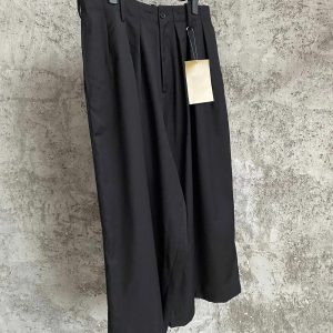TOP-YAMAMOTO Japanese original dark trend men's versatile loose pleated nine-inch pants and lantern pants - AliExpress Pants