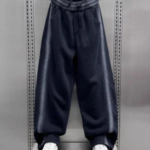 Men's Faionable Tie Dye Stripe Knife  Sweatpants Autumn Winter Heavy Weight Casual Pants Busin Sle l Waist - AliExpress Pants