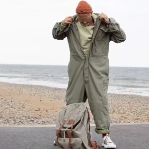 Retro American Sle Men's Workwear Overall Pants Multiple kets Casual Sport Suit Long Sve Cotton Blend Fabric - AliExpress Pants