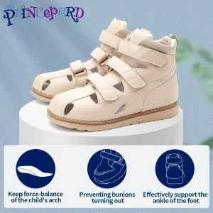 Kids Orthotic Sandals Princepard 2022 Summer Flat Feet Clubfoot First Walking Ankle Support Corrective Shoes Size EU 32-37 - AliExpress Children's Shoes