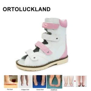 Ortoluckland Children Shoes Toddler Girls Orthopedic Clubfoot Sandals Summer Kids Boys Stylish New Black Footwear Size20 to 34 - AliExpress Children's Shoes