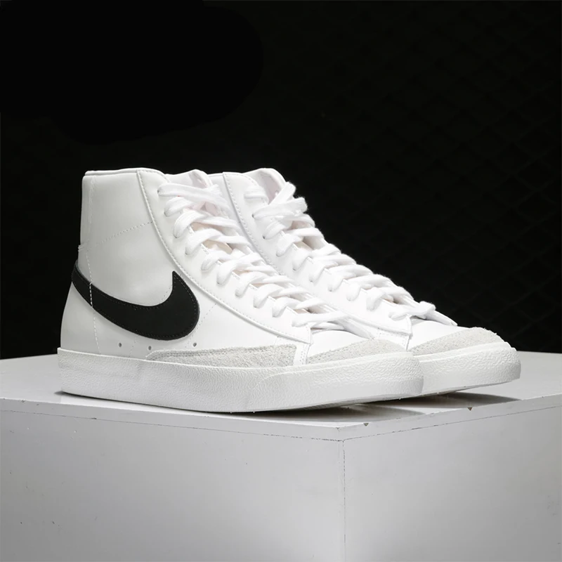 Nike Official Authentic BLAZER MID '77 Men's and Women's Casual Comfortable Sneakers BQ6806-100 - AliExpress Sneakers