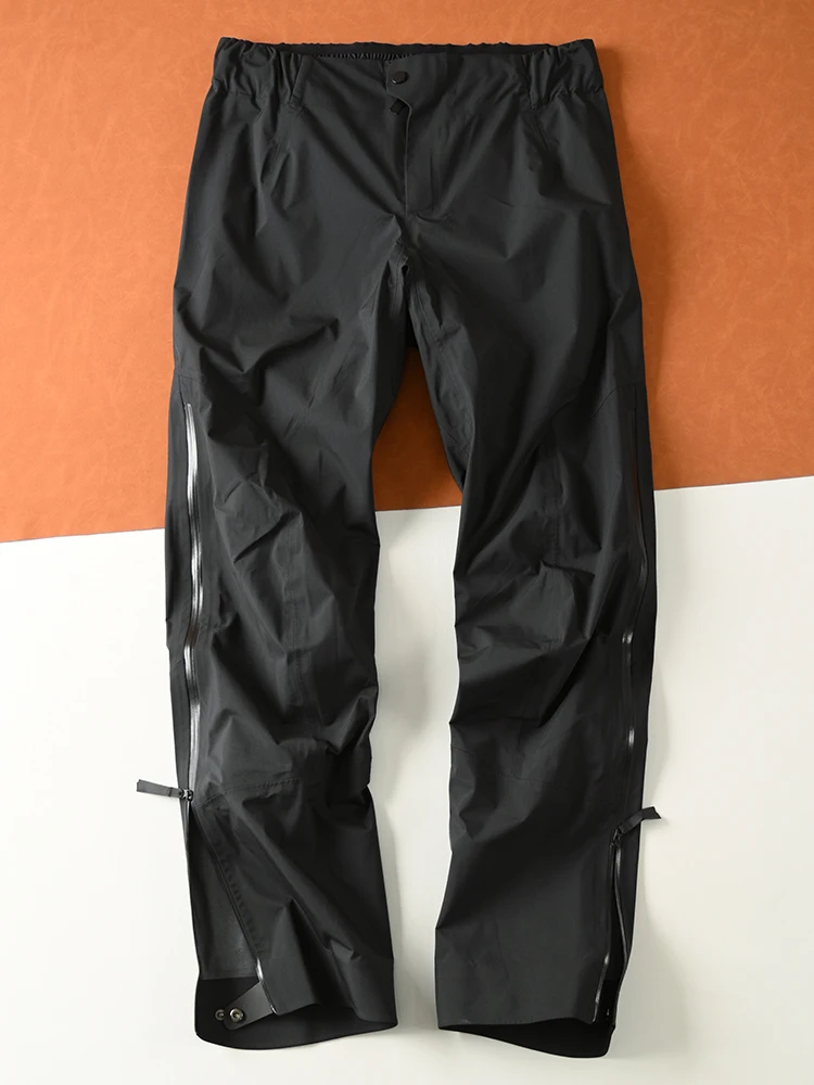 Men's Casual Straight Leg Trousers Windproof Breathable Wear-resistant Hard Waterproof Pressed Glue Outdoor Pants - AliExpress Pants