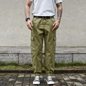 Cuffed Workwear Pants Nine-Tenths Loose Fit Cargo Pants Youthful Vitality Style Summer Casual Pants for Young Men - AliExpress Pants