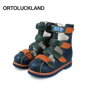 Ortoluckland Children Orthopedic Shoes Summer High Top Kids Boys Clubfoot Sandals Toddler Lightweight Closed Toe Footwear - AliExpress Children's Shoes