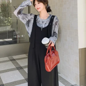High Waist Wide Leg Pants Women's Spring Summer New Sle Casual Design Sensation Overalls Loose Comfortable Faionable - AliExpress Jumpsuits&Rompers