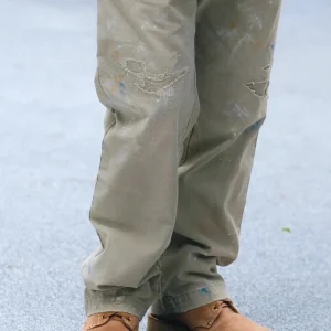 MADN Taedwork Casual Pants Heavy Hand-dn Splatter Ink Oil Stain Destruction Cotton Straight Leg Pants for Men - AliExpress Pants