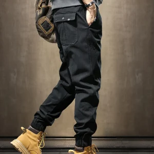 American Sle Retro Work Pants Men's Trendy Brand Autumn Winter New Loose Straight Leg Large Size Casual Trousers - AliExpress Pants