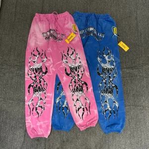 Street Sle Casual Long Pants Loose Fit Straight Leg Elastic Waist Cotton Flame Print Comfortable Loose Cough Syrup Leggings - AliExpress Pants