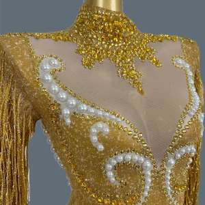 Sexy High-end Fringes Bodysuit Women Sexy Dance Performance Costume Nightclub Showgirl Stage Bodysuit Rhinestone Bodysuit Yanhui - AliExpress Jumpsuits&Rompers